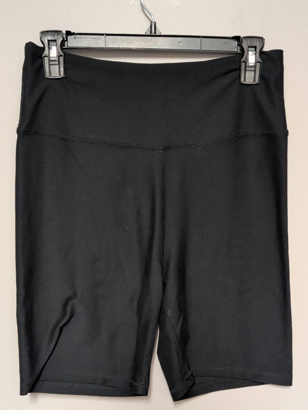 Balance Collection Black High-Rise Bike Shorts